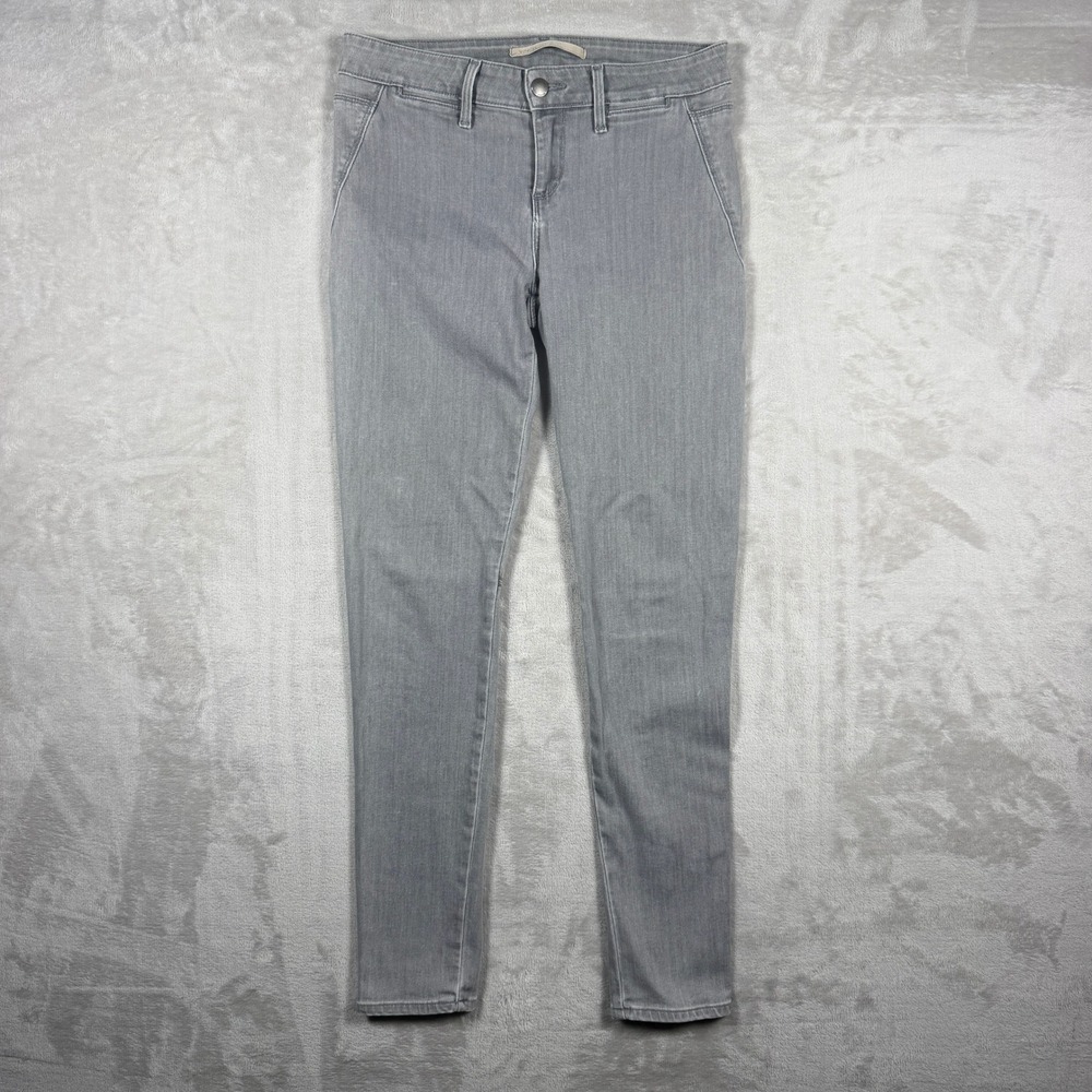 Vince Seamed Legging Jeans Womens 28 Grey Skinny Stretch Denim Made in USA